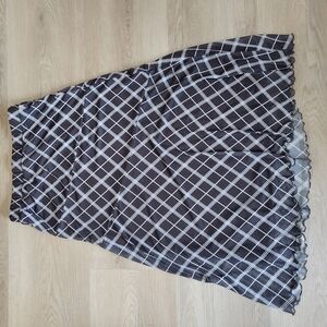 Brown midi skirt